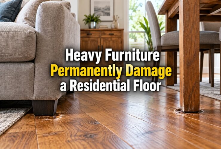 Heavy Furniture Permanently Damage a Residential Floor