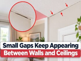 Small Gaps Keep Appearing Between Walls and Ceilings