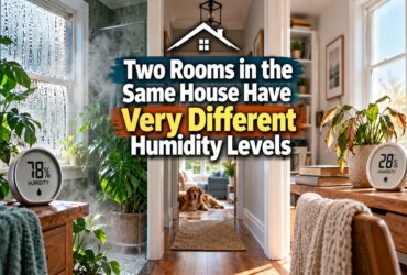 Two Rooms in the Same House Have Very Different Humidity Levels